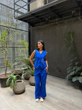 Zurich- Indigo blue co-ord set