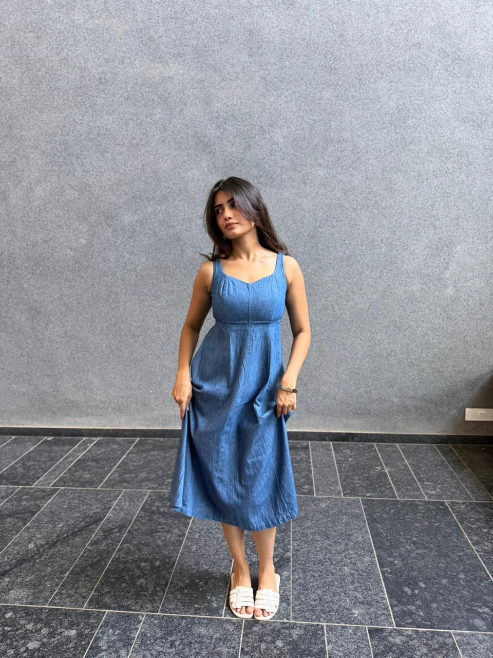 Denim dress