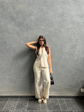 off white blazer co-ord